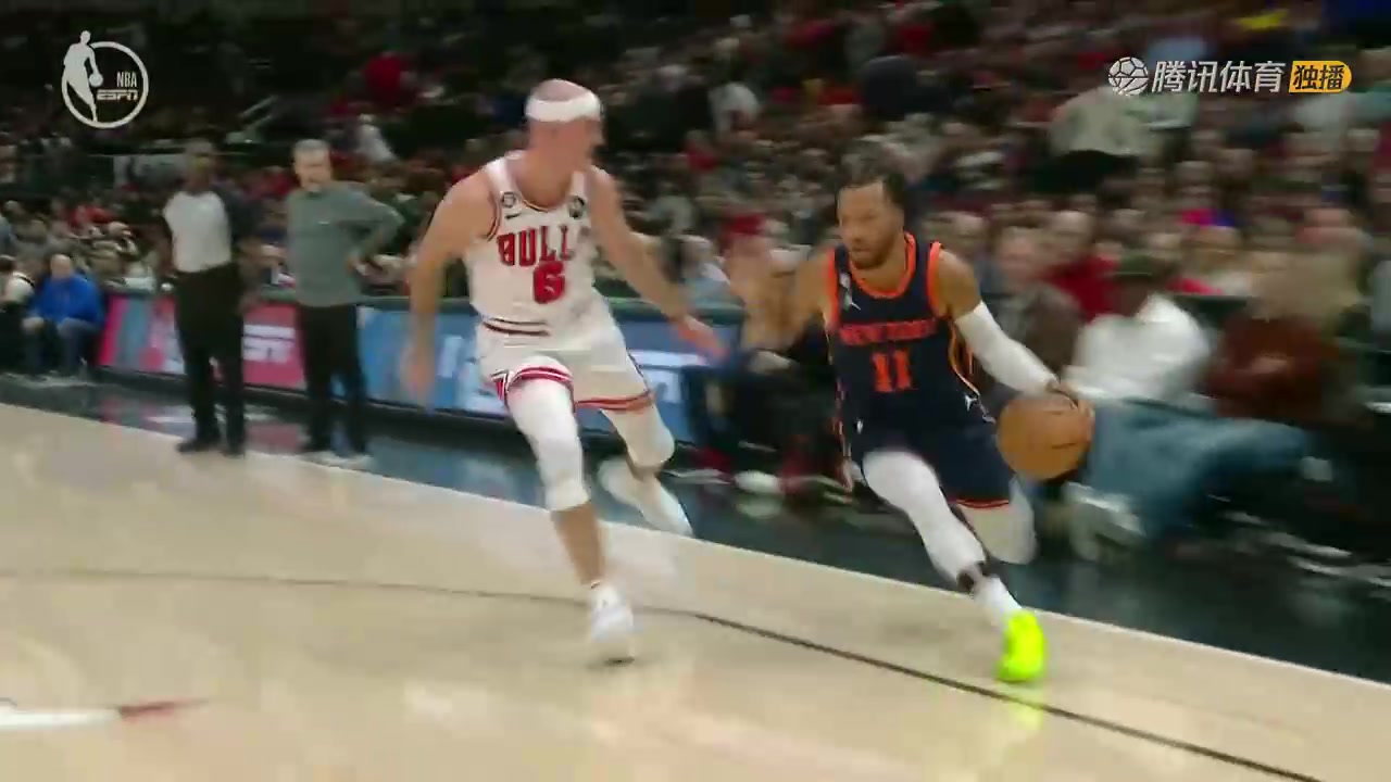 秀啊！布倫森腳踝終結(jié)將卡魯索晃倒坐地！再三分殺死比賽（布倫森集錦）